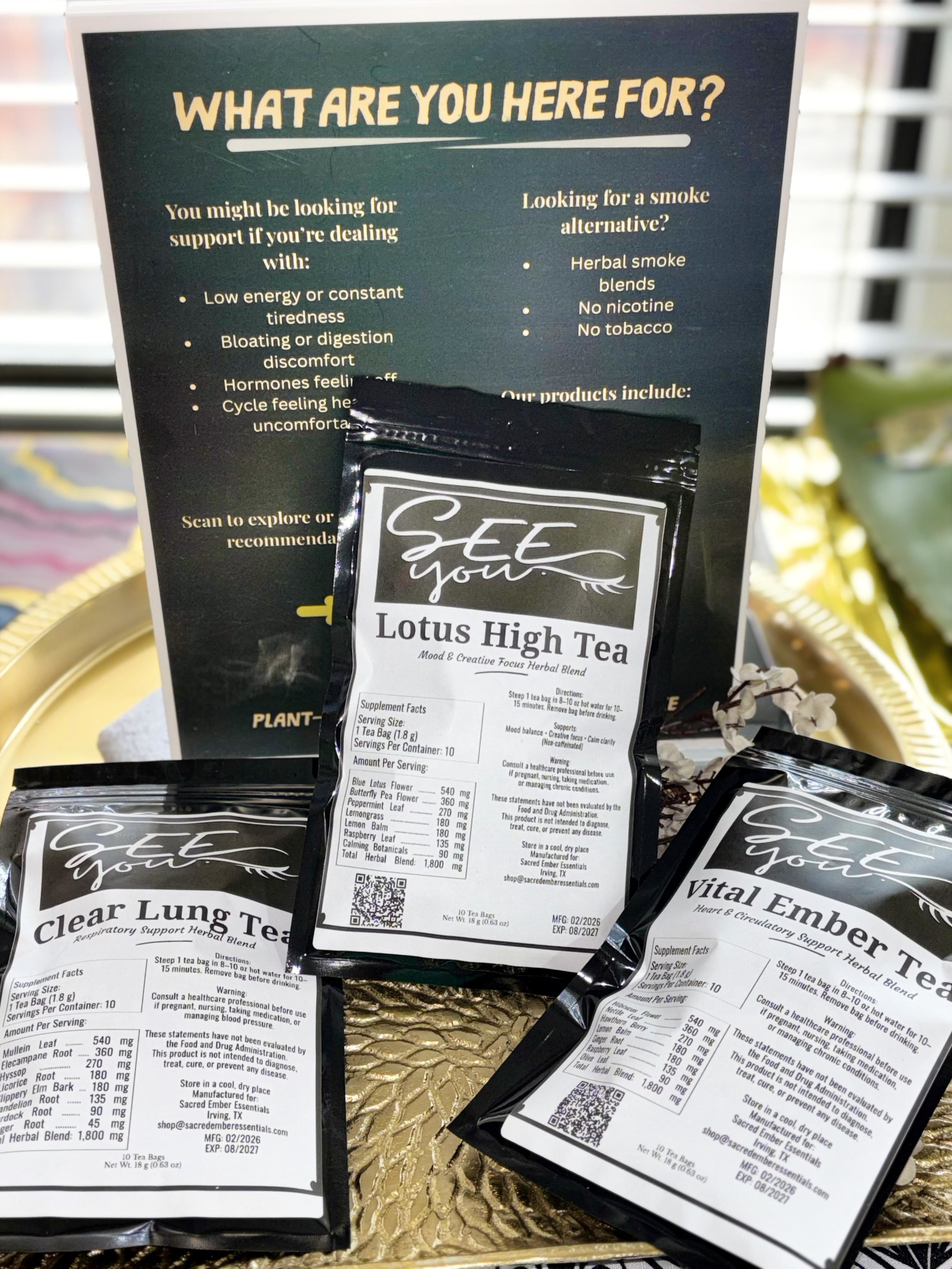 Herbal Teas for Calm & Balance