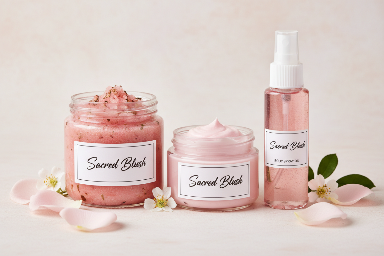 Sacred Blush Self-Care Trio